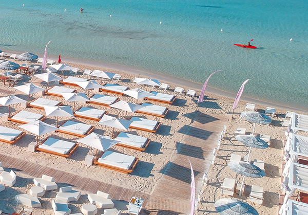 Il lido del "Bahia", Otranto, Lecce.
