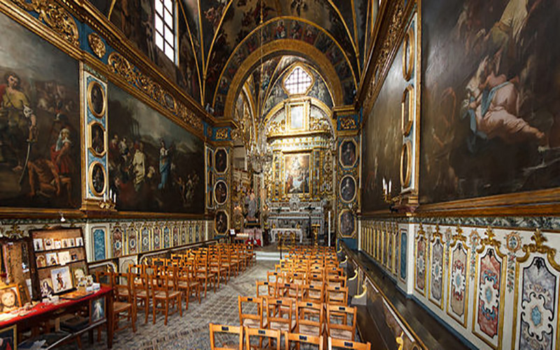 Interno della chiesa di Santa Maria della Purità, Gallipoli.