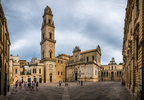 Piazza Duomo a Lecce.