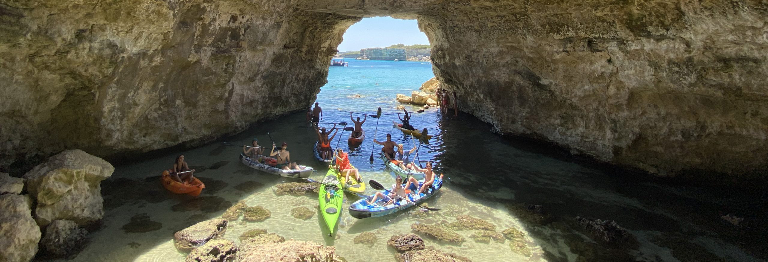 Grotte marine nel Salento.