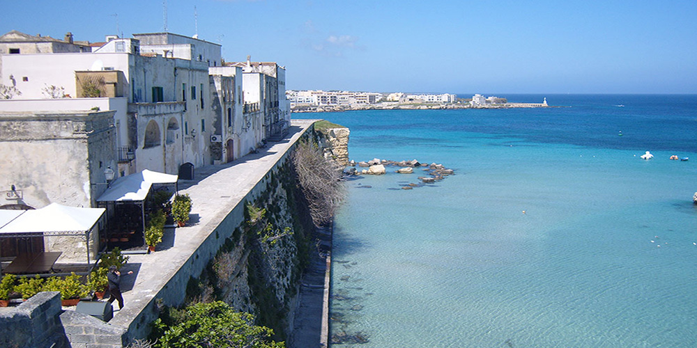 Passeggiata vista dal Bastione dei Pelasgi, Otranto.