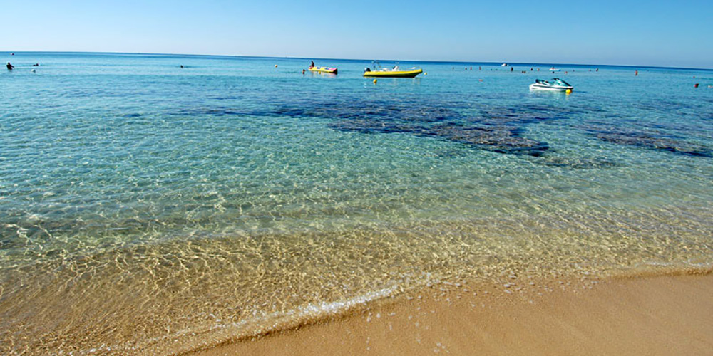 Spiaggia Maldive del Salento, Località Pescoluse, Comune di Salve, Lecce.