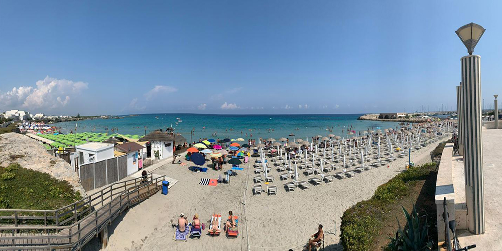La bellissima baia di San Foca, Melendugno, Lecce.