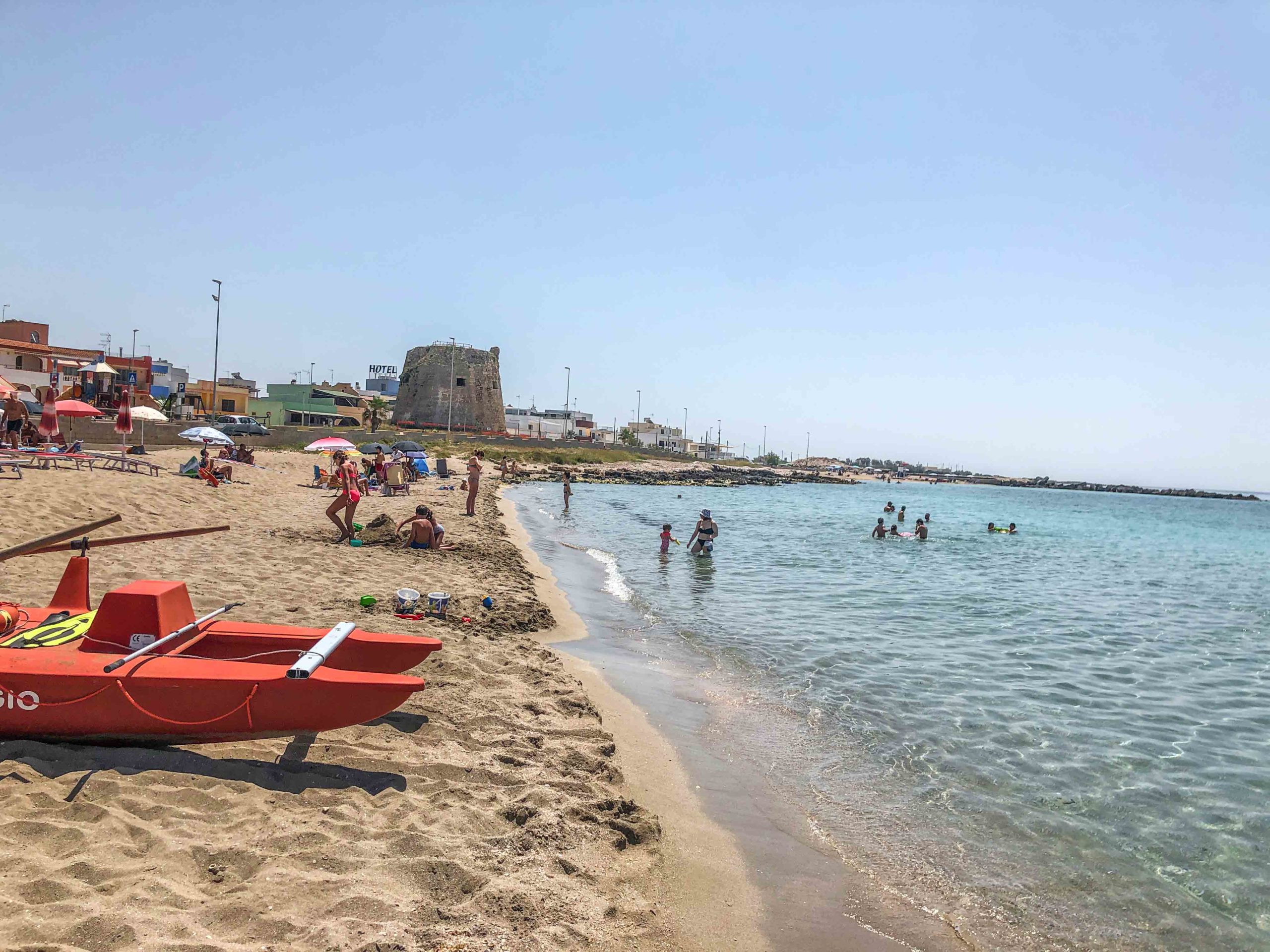 Spiaggia di "Torre Mozza", Ugento, Lecce.