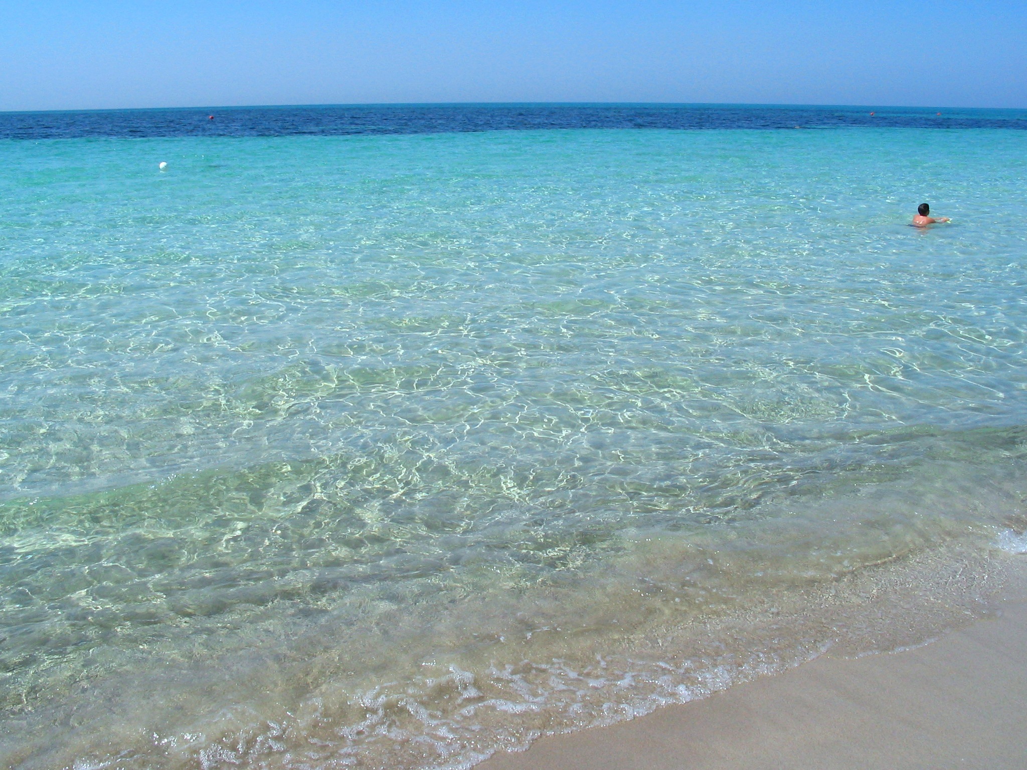 Mare limpidissimo a "Torre Mozza", Ugento, Lecce.
