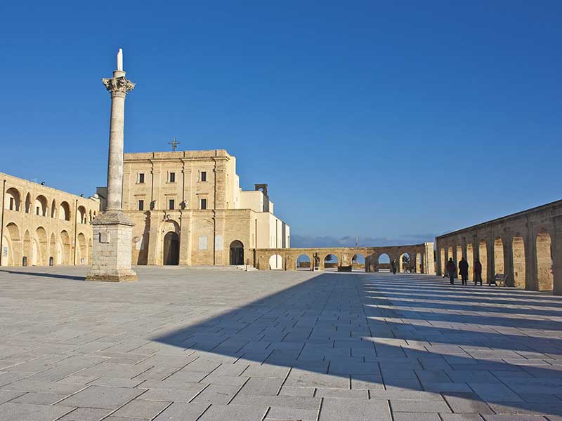 La Basilica Santuario di Santa Maria De Finibus Terrae a Santa Maria di Leuca.