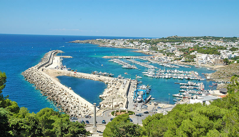 Vista panoramica di Santa Maria di Leuca.